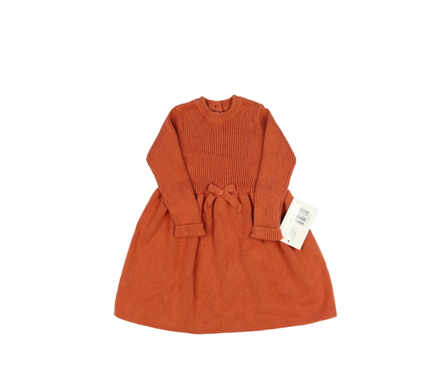 Nové cihlové svetrové šaty 