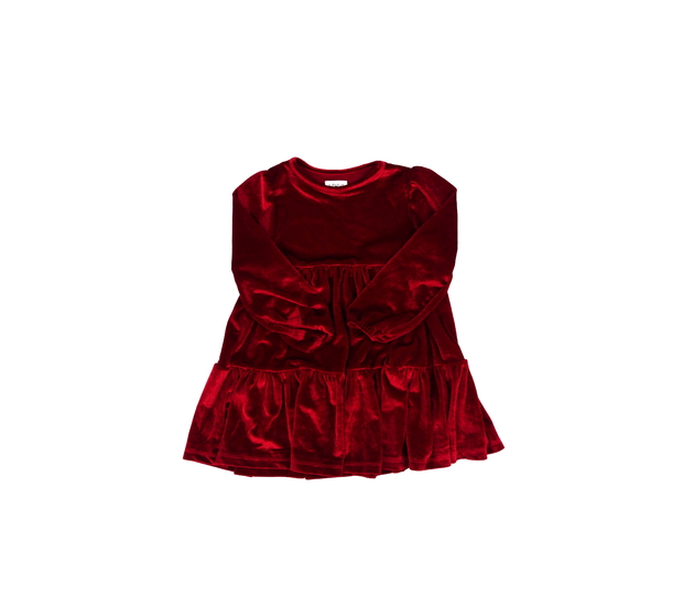 Červené semišové šaty F&F