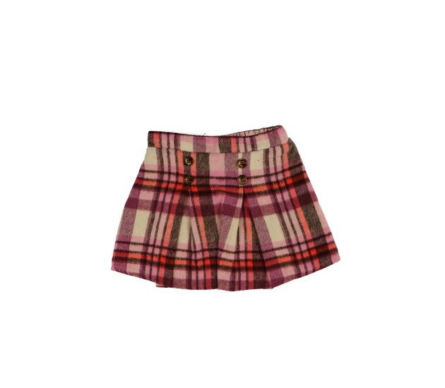 Růžová teplejší sukně Primark 