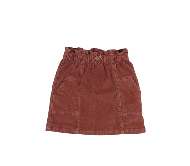 Růžová manšestrová sukně George