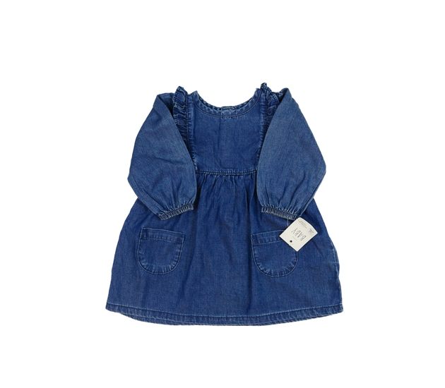 Nové modré riflové šaty s volánky George