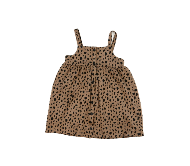 Hnědé vzorované teplejší šaty F&F