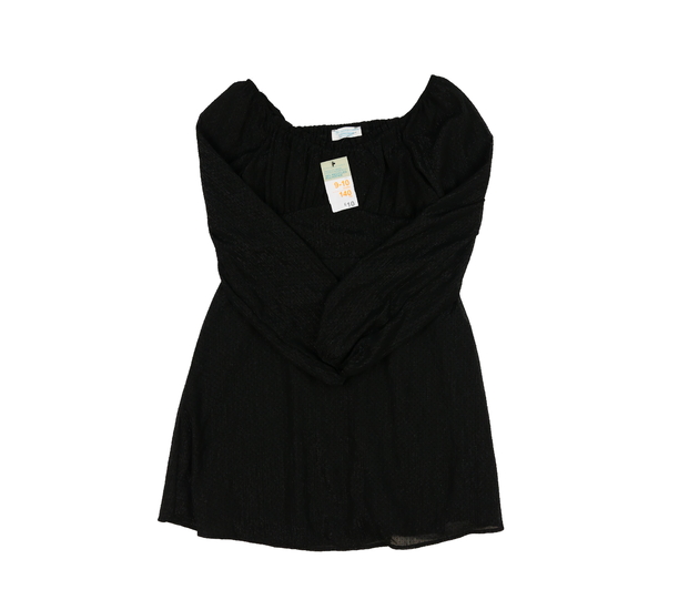 Nové černé lesklé společenské šaty Primark 