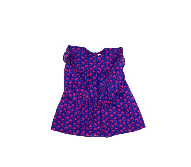 Modré vzorované společenské šaty Next