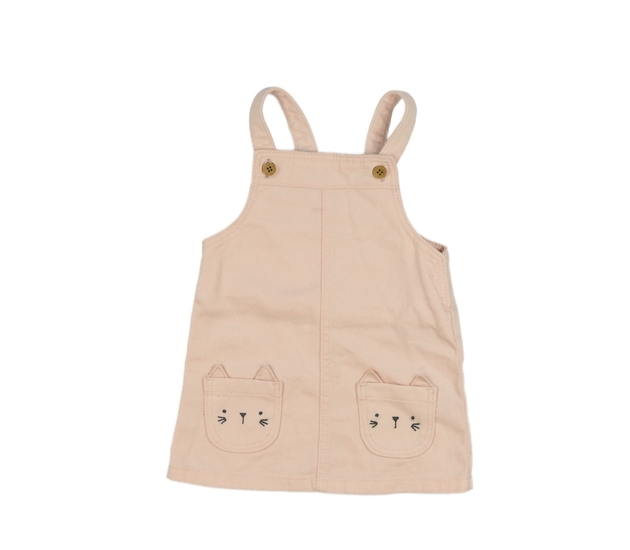 Růžové riflové šaty F&F