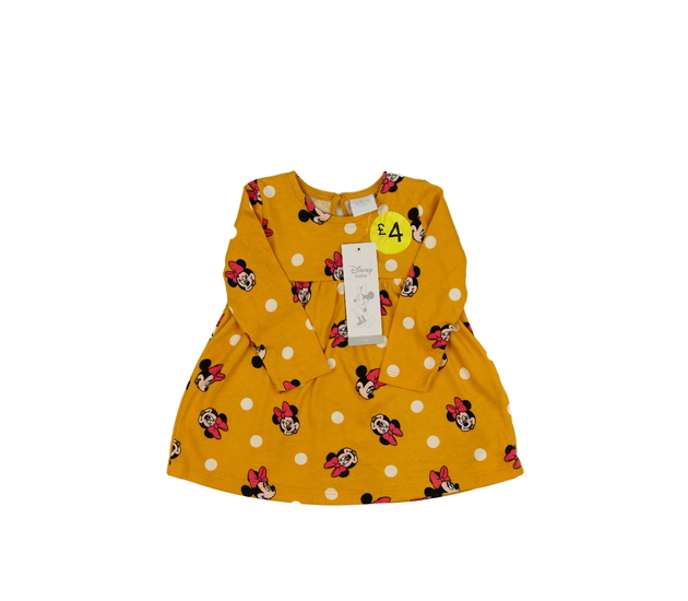 Nové žluté šaty Minnie Disney 