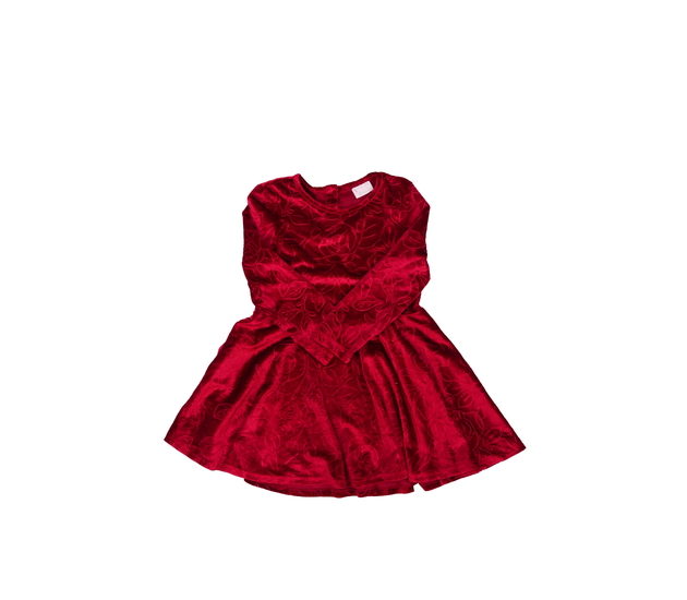 Červené semišové šaty F&F