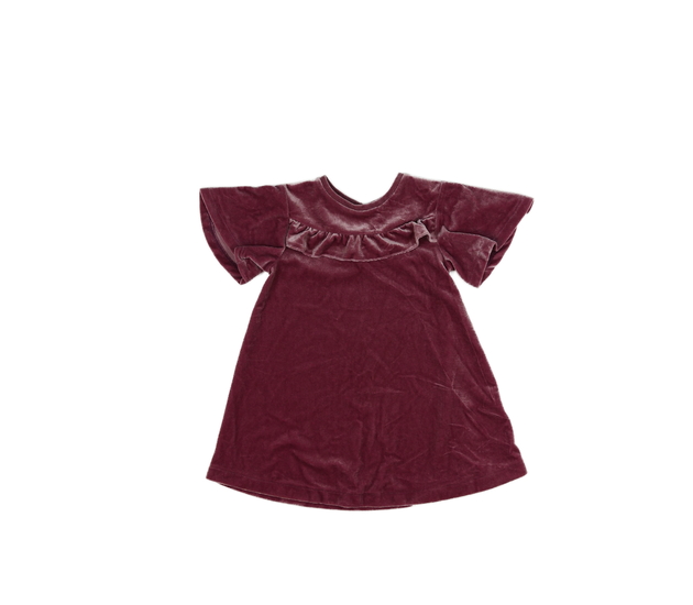 Růžové šaty s volánky Next