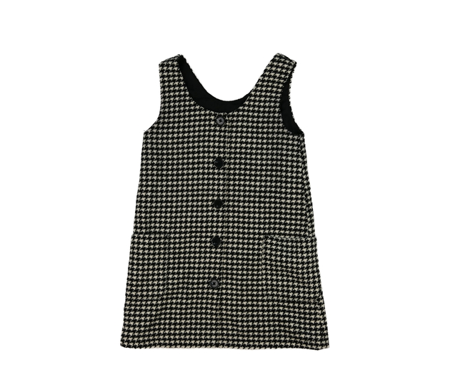 Černo-bílé vzorované teplejší šaty F&F