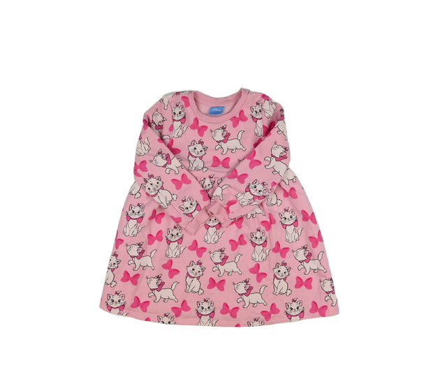 Růžové mikinové šaty Disney Tu