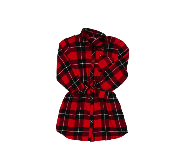 Černo-červené košilové šaty Primark 