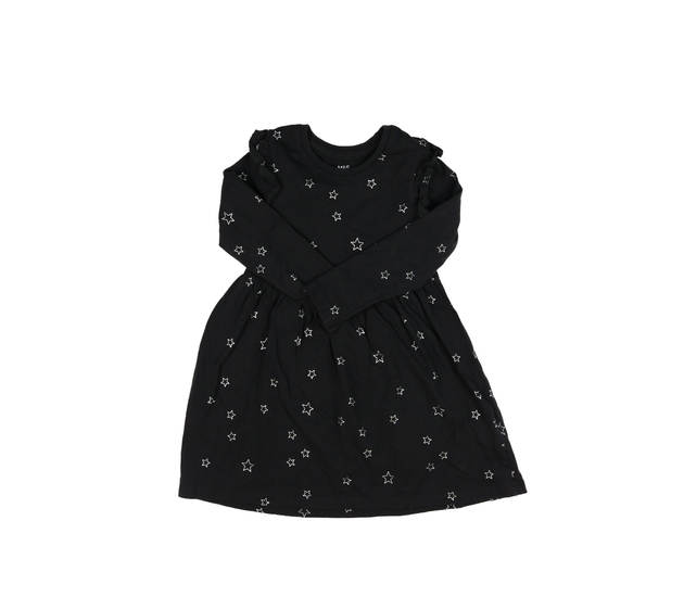 Šedé šaty s volánky a hvězdami M&S