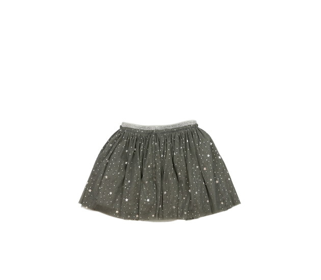 Stříbrná tylová sukně George