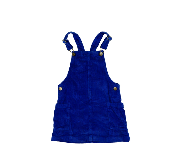 Modré manšestrové šaty John Lewis 