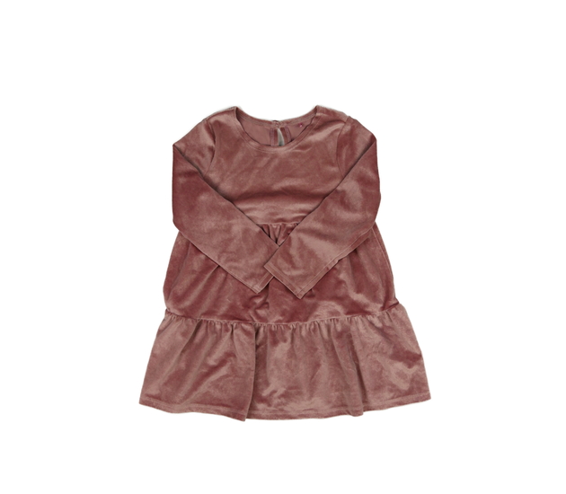 Růžové semišové šaty George