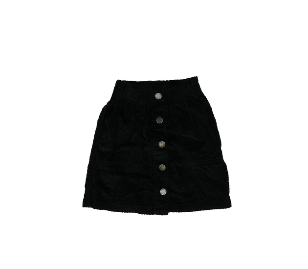 Černá manšestrová sukně George