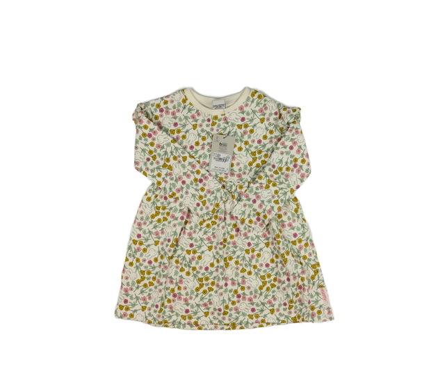 Nové světlé květinové šaty se zajíčky Tu 