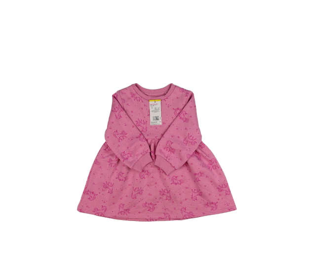 Nové růžové mikinové šaty F&F