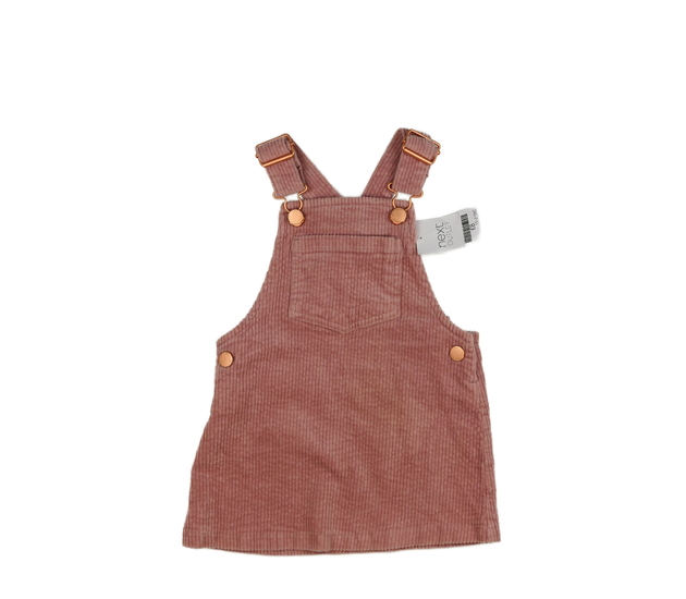 Nové růžové manšestrové šaty Next