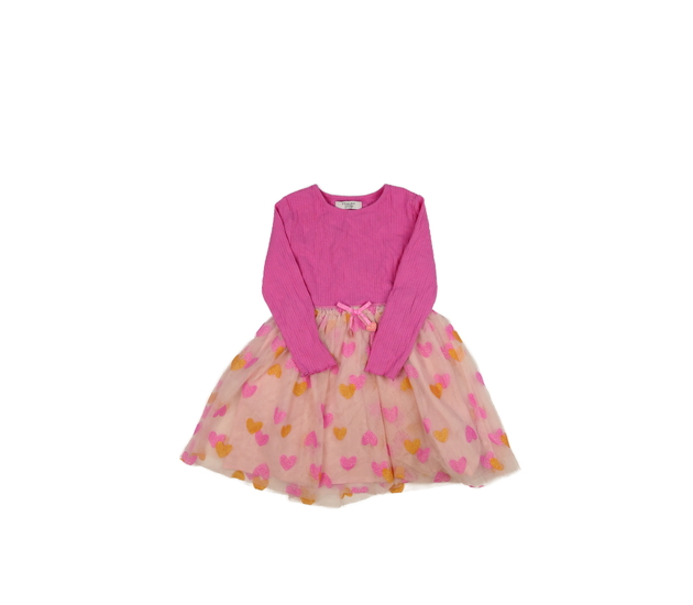 Růžové šaty s tylovou sukní Primark 