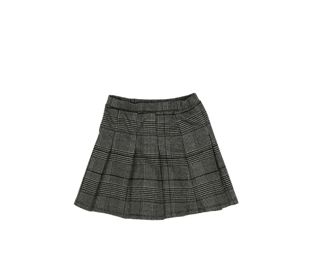 Černo-bílá vzorovaná sukně