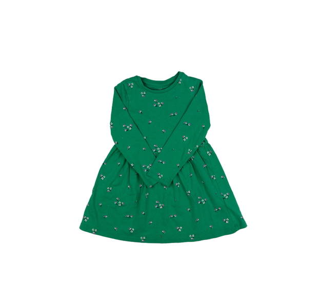 Zelené šaty s květinami M&S