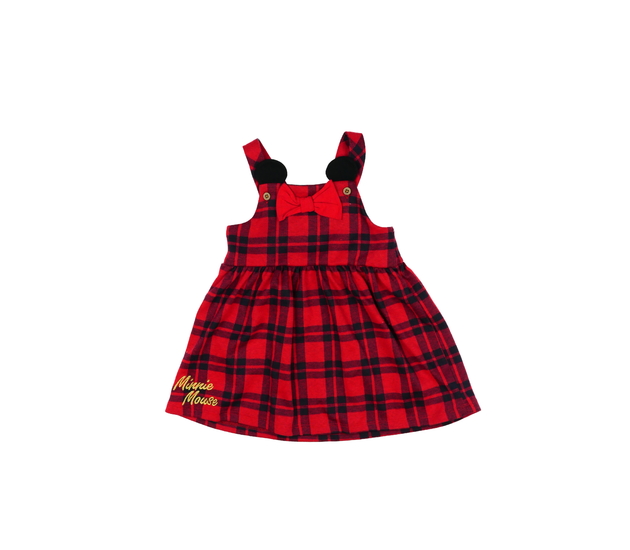 Červené kostkované šaty Minnie 