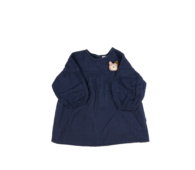 Modré šaty s medvídkem Next