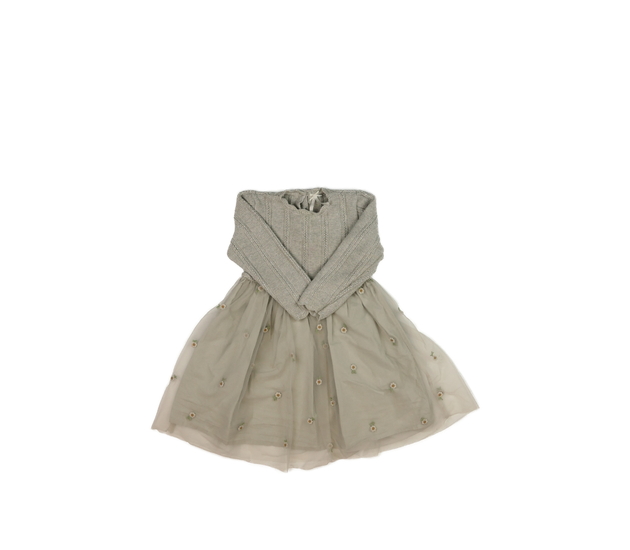 Šedé společenské teplé šaty Next