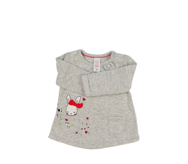 Šedé melírované šaty C&A