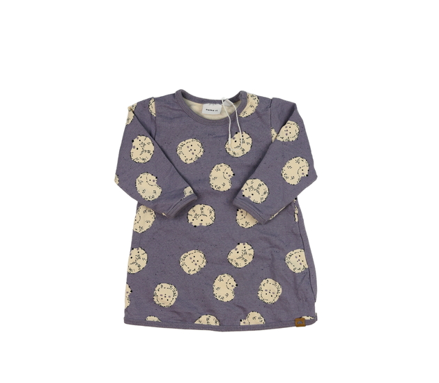 Modré šaty s ježky 