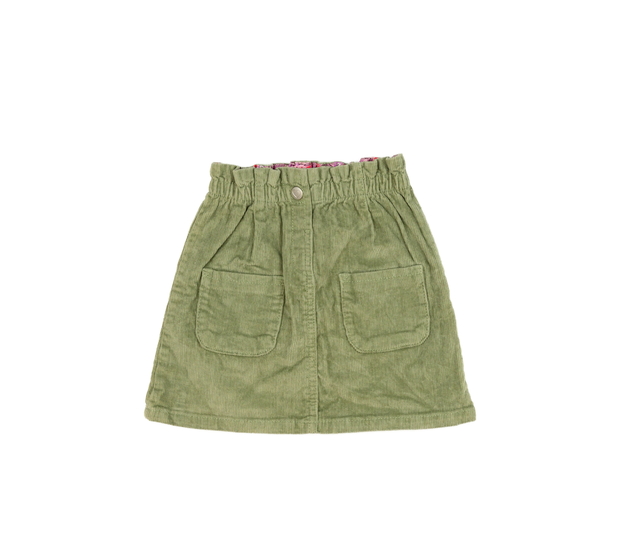 Zelená manšestrová sukně George