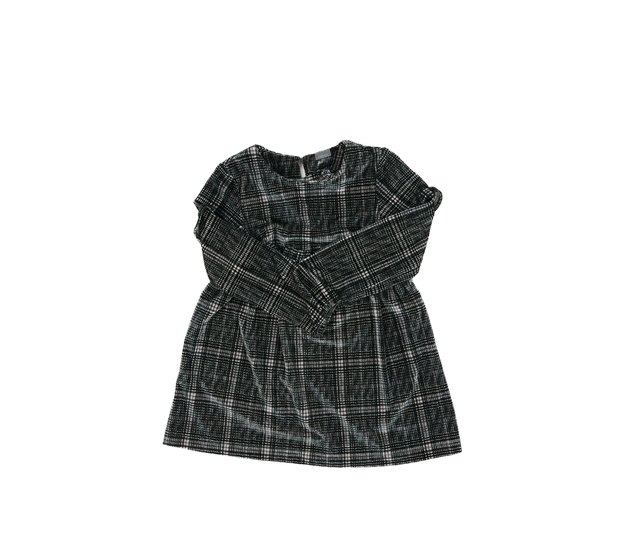 Tmavší teplejší šaty s volánky Next