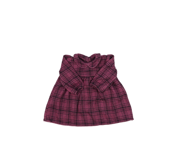 Fialové teplé šaty s límečkem George