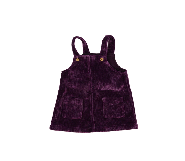 Fialové manšestrové šaty George