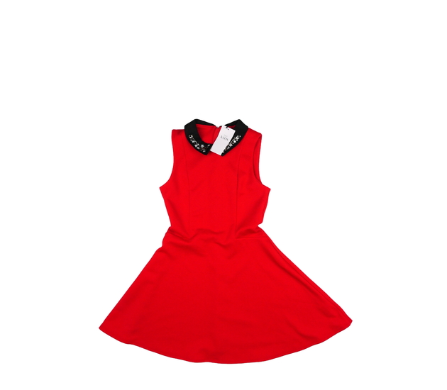 Nové červené krásné společenské šaty M&S