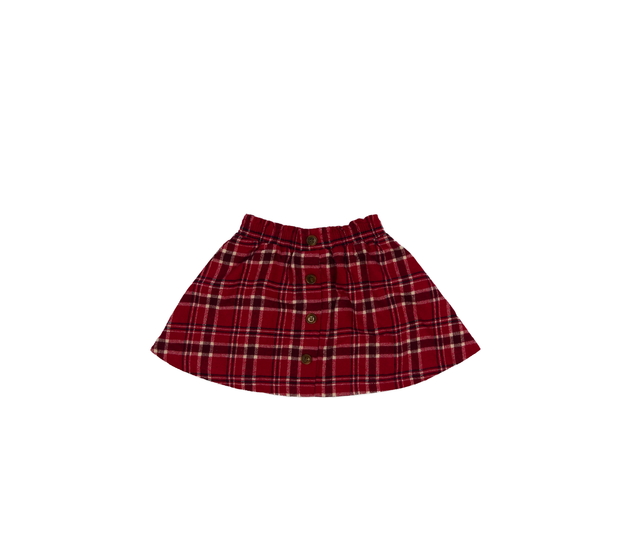 Červená kostkovaná sukně Nutmeg