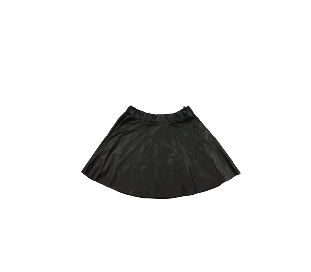 Černá koženková sukně H&M