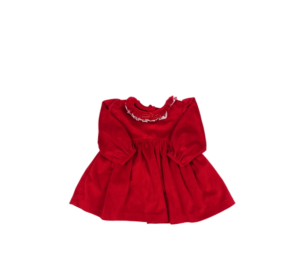 Červené semišové šaty George