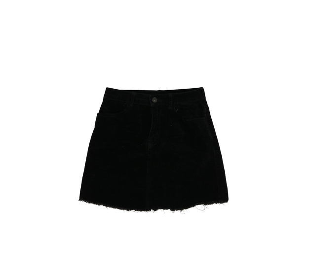 Černá manšestrová sukně EUR - S