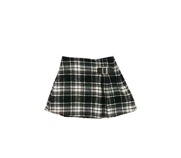 Černo-bílá teplejší sukně Next