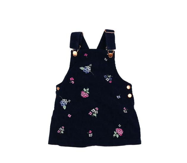 Tmavě modré květinové šaty F&F