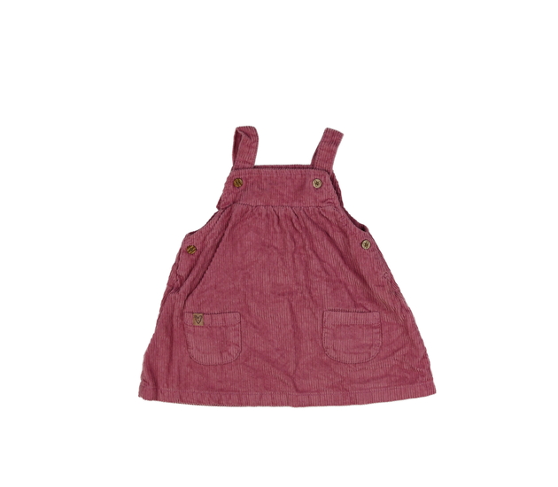 Růžové manšestrové šaty Next