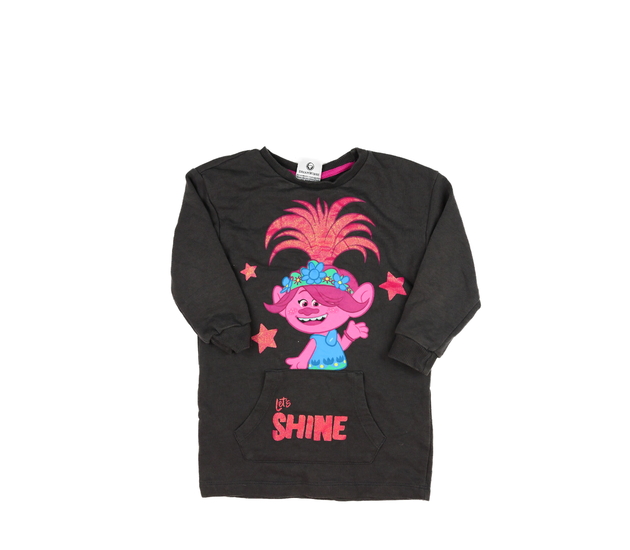 Šedé šaty Trolové George