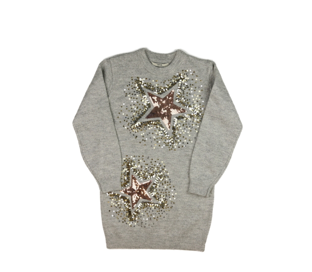 Šedé svetrové šaty George