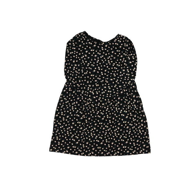 Černé šaty s květinami H&M