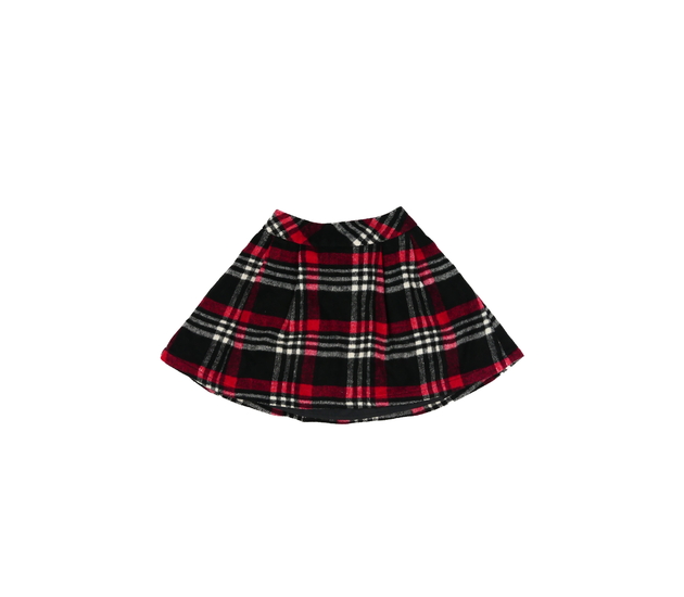 Černo-červená teplá sukně F&F