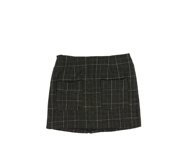 Šedá teplejší sukně