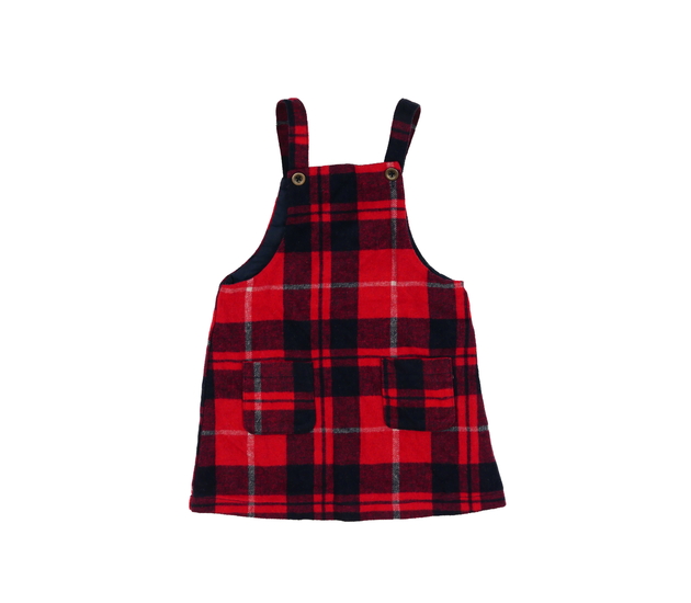 Červené kostkované šaty Next