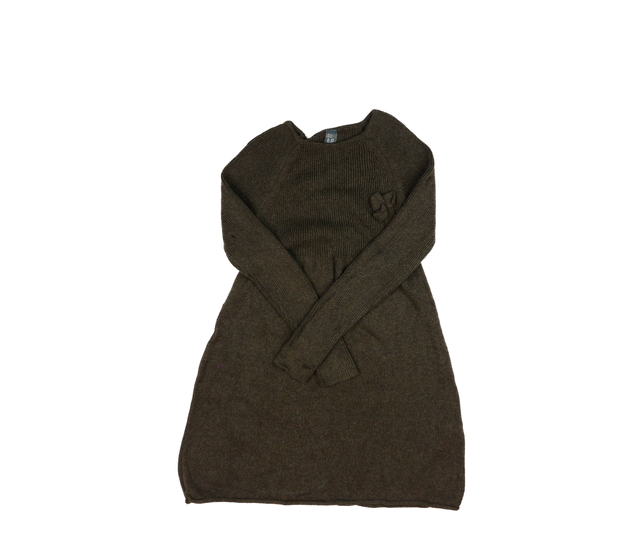 Hnědé svetrové šaty Zara